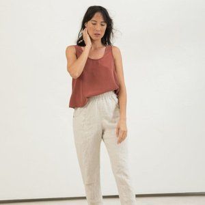 Elizabeth Suzann Clyde Workpant Linen